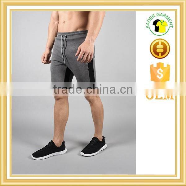 Mens fitness bodybuilding wholesale sports shorts, tight fitted gym shorts made in china