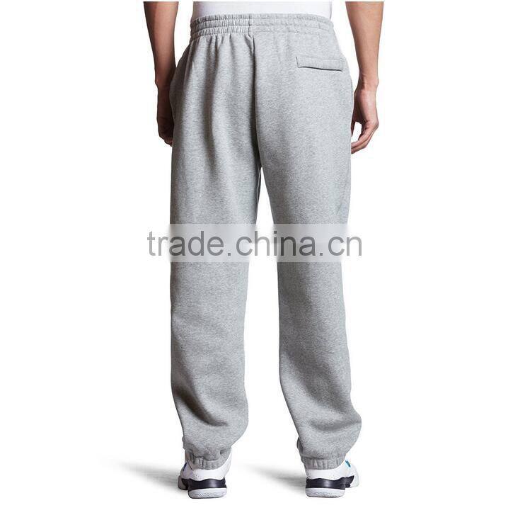 Top sale gray colour printing sports mens 100% cotton track pants