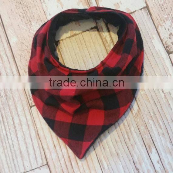 Smart baby boy wear Winter warmly cotton gingham kids scarf
