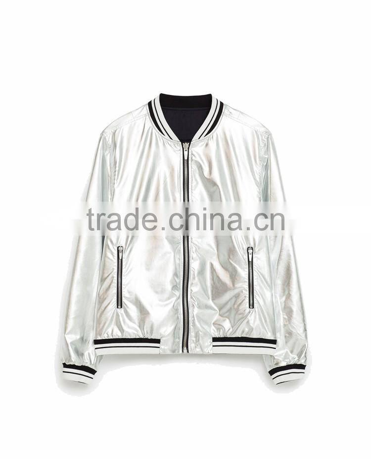 Wholesale classic jacket for men and women nylon custom bomber jacket