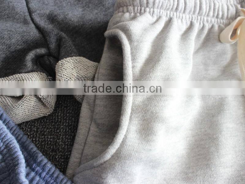 high quality summer womens sports shorts casual shorts Pure cotton terry flanging wide-legged pants