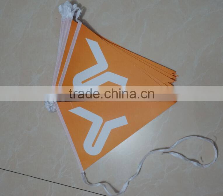 custom paper bunting flag
