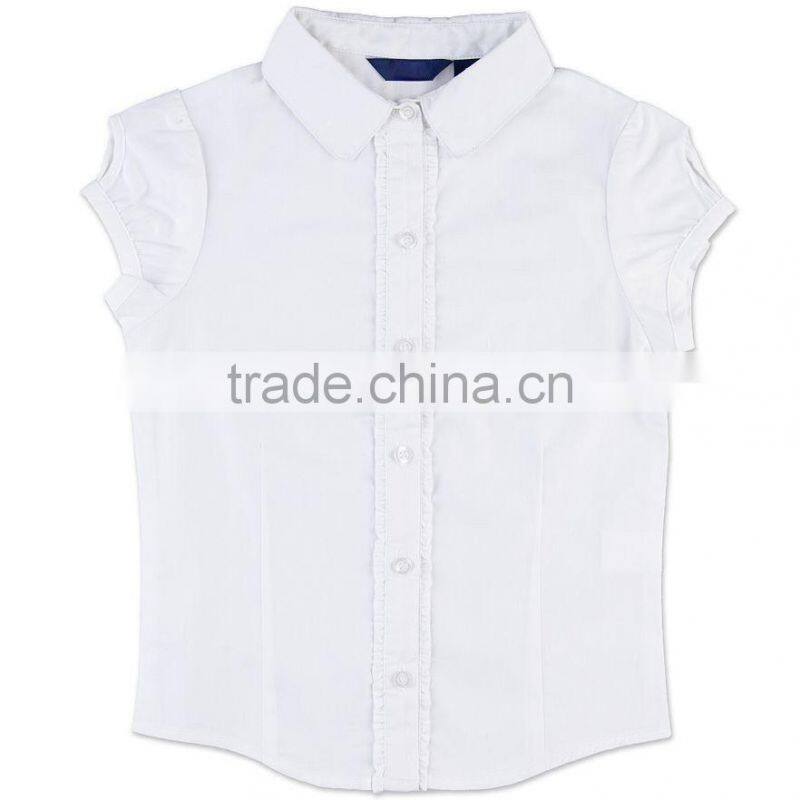 2017 Best seller top quality 100% cotton school uniform wholesale