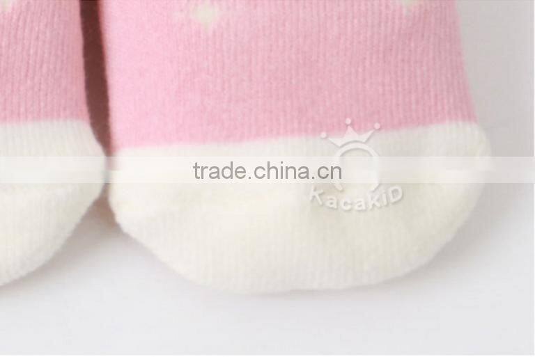 baby cute cotton socks, silicone print baby socks,baby socks