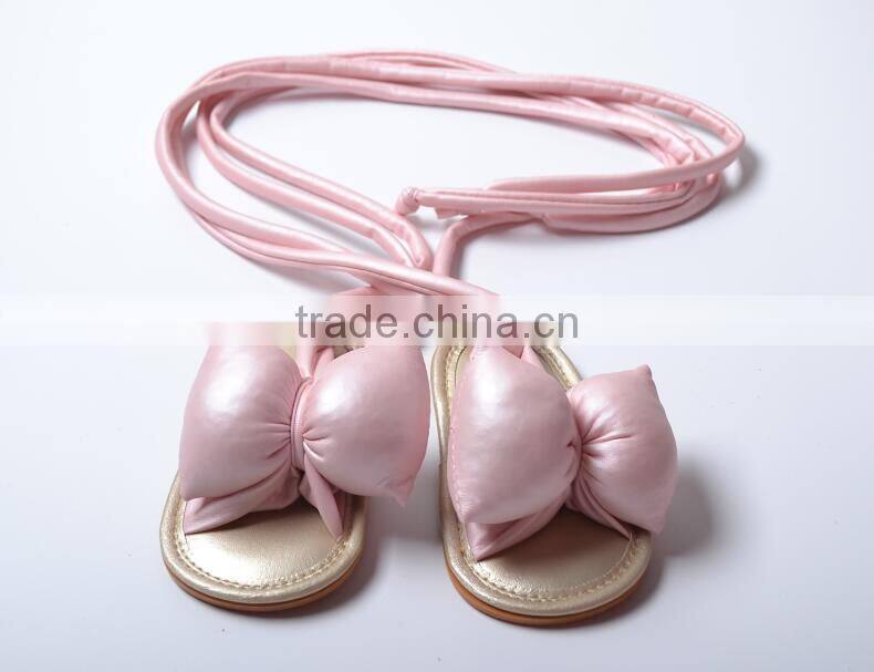 Big bow cute baby summer sandals, baby summer shoes