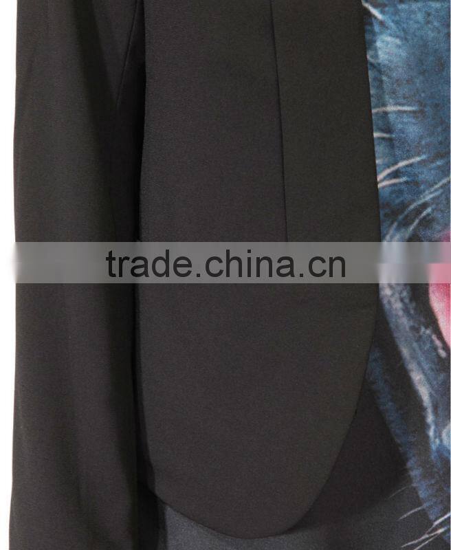 Ladies' Open Shawl Collar Blazer