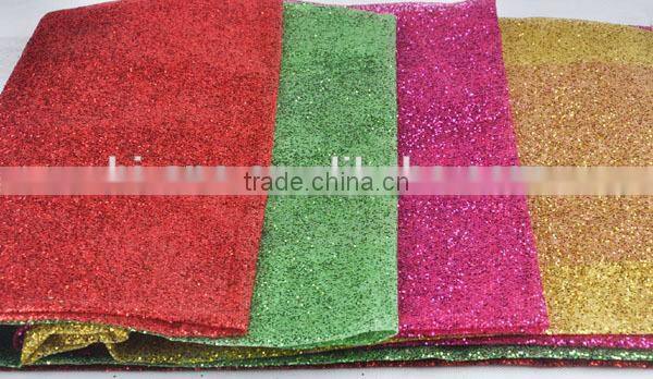hi-ana fabric3 Within 2 hours replied multi color fabric material glitter