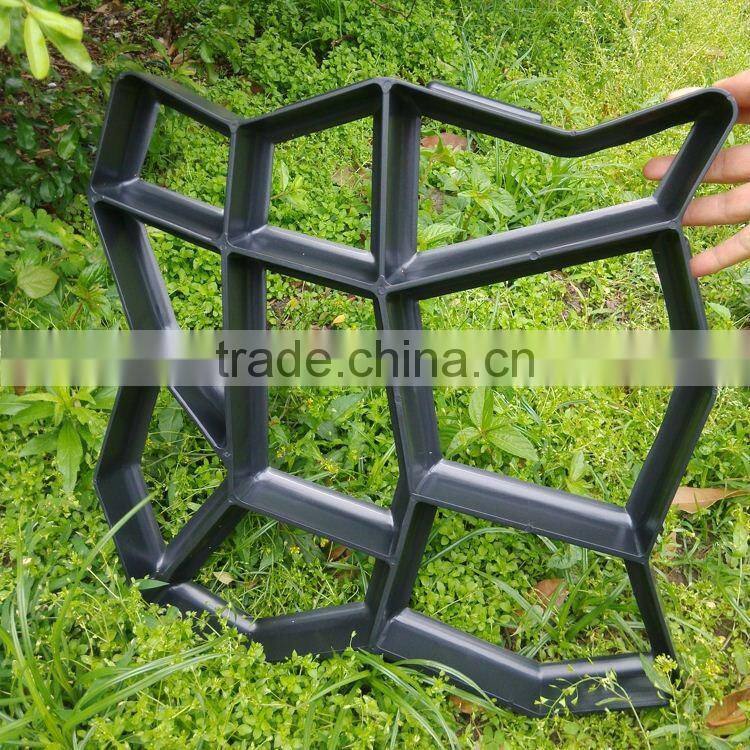 Driveway Paving Pavement Mold Patio Concrete Stepping Stone Path Walk Maker