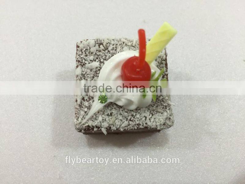 Plastic Food Models Atificial Cake For Promotion