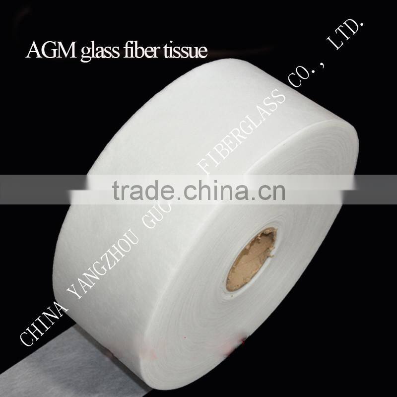 AGM fiberglass tissue separator in pieces