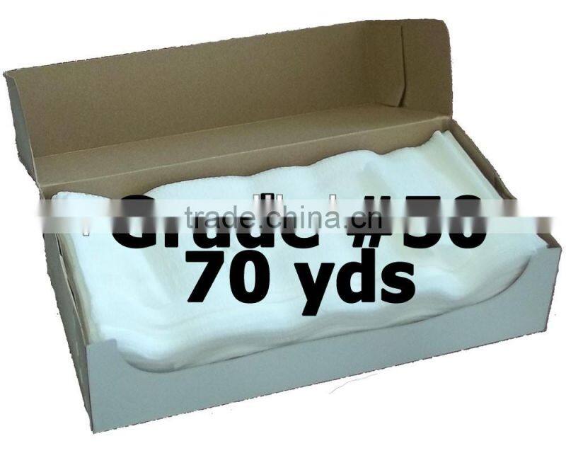 2014 hot sale Grade 50 Cheesecloth 70 Yards Box 36" Wide 100% Natural Cotton White Cheese Cloth Fabric Wholesale
