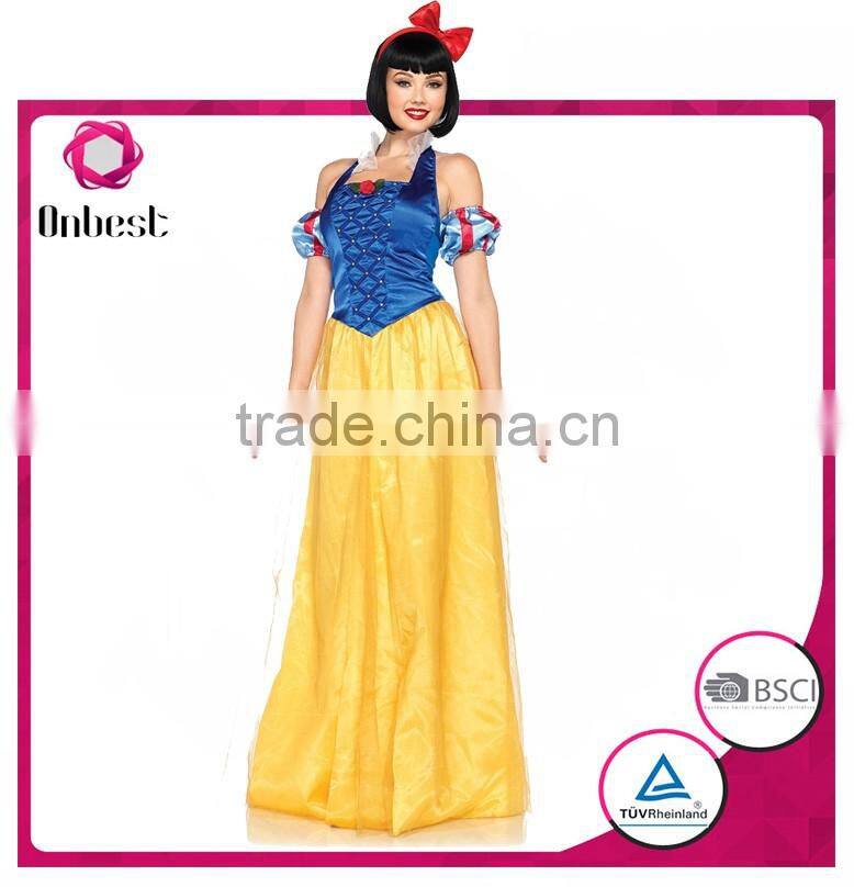 Wholesale cheap cartoon costume for adult elegant costume frozen hot anna dress anna costume