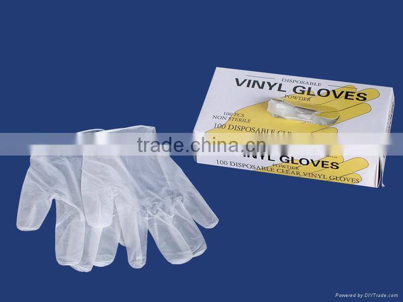 Disposable non-allergic powdered free vinyl medical gloves