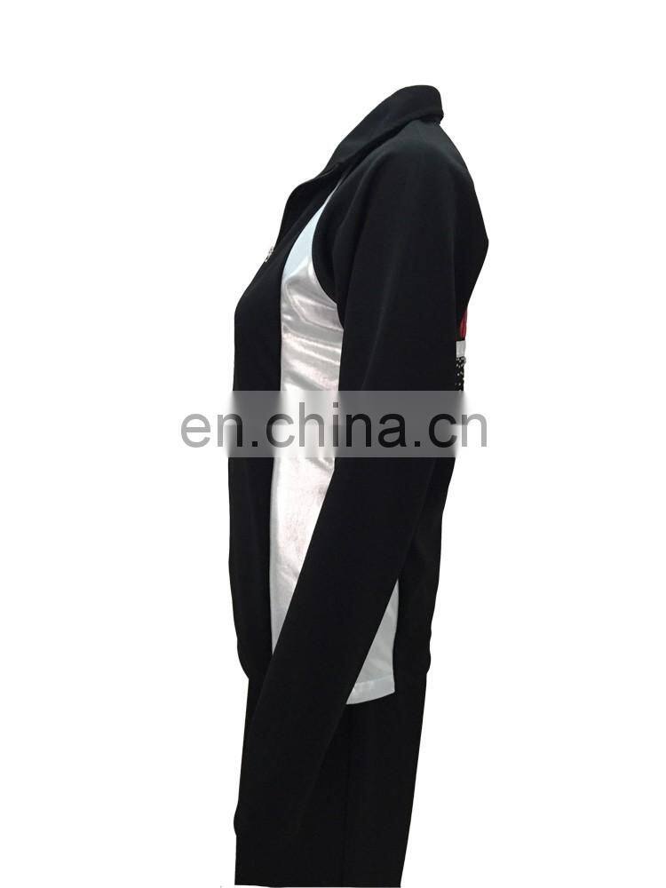 Design for you free sublimated warm up set cheerleading uniforms
