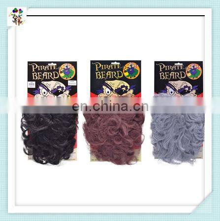 Fancy Dress Captain Caribbean Pirate Long Wavy Synthetic Fake Beard HPC-0367
