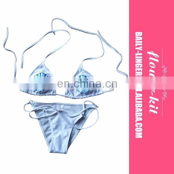 Sexy Fashion Print Strapless Bikini Set Swimsuit Swimwear 2017