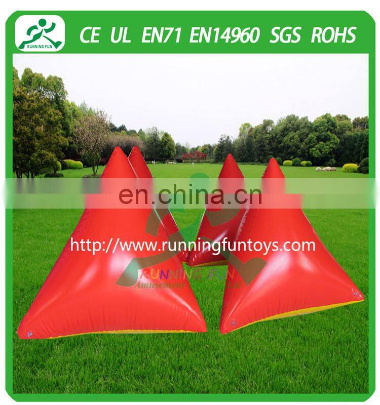 Commercial exciting inflatable paintball bunkers