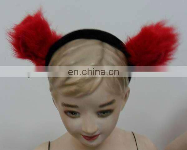 Wholesale Plush Ear Headband Party Decoration Hair Ornament