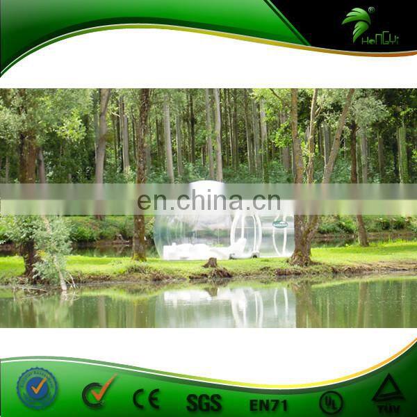 Hongyi Custom Protable Outdoor Inflatable Bubble Tent, Inflatable Transparent Tent, Inflatable Clear Dome Lawn Tent