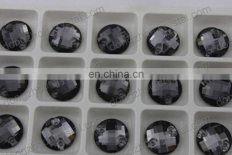 Colorful crystal rhinestones sew on for wedding dress