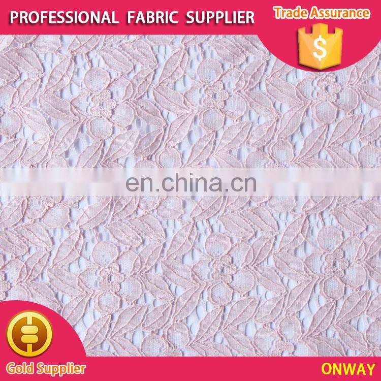 100%Nylon beautiful lace for all ladies' garment accessories