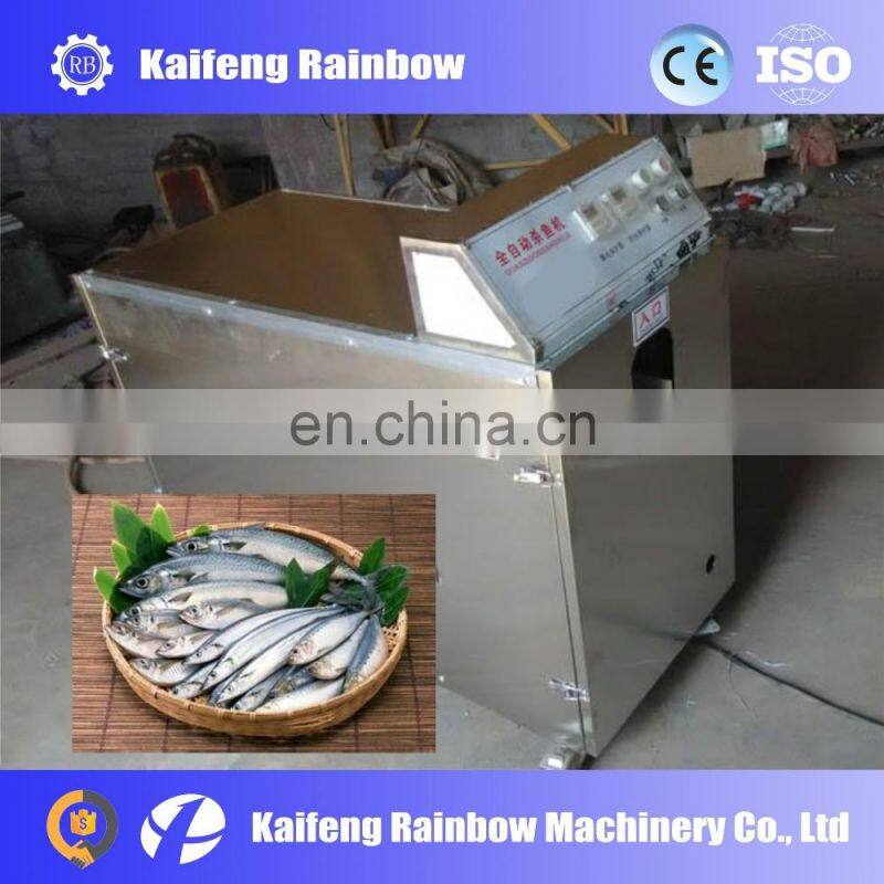 Manufacture Big Capacity Automatic fish speed cleaning descaling killing machine sardine gutting machine