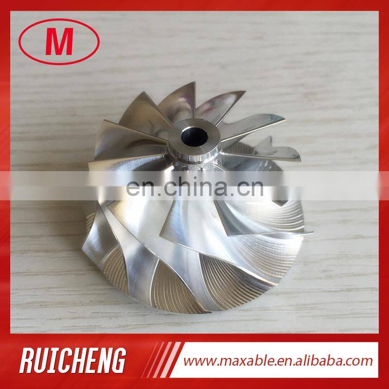 RHF4 41.50/50.00mm 11+0 blades Turbocharger Billet/milling/aluminum 2618 compressor wheel for VT10/VN4