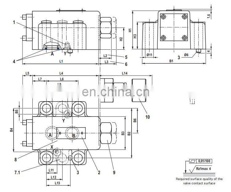 High quality SL6BP4-62 hydraulic pilot operated check valve