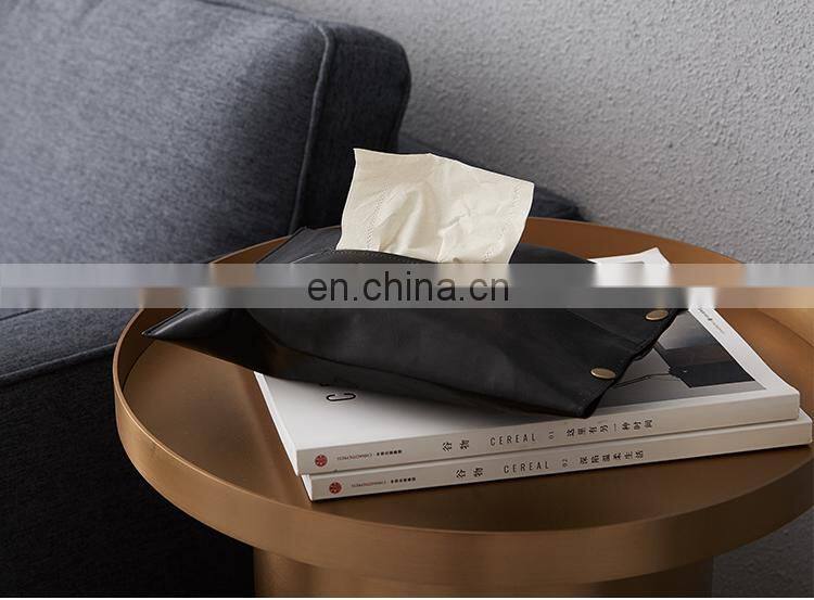 Faux leather napkin holder tissue holder tissue box