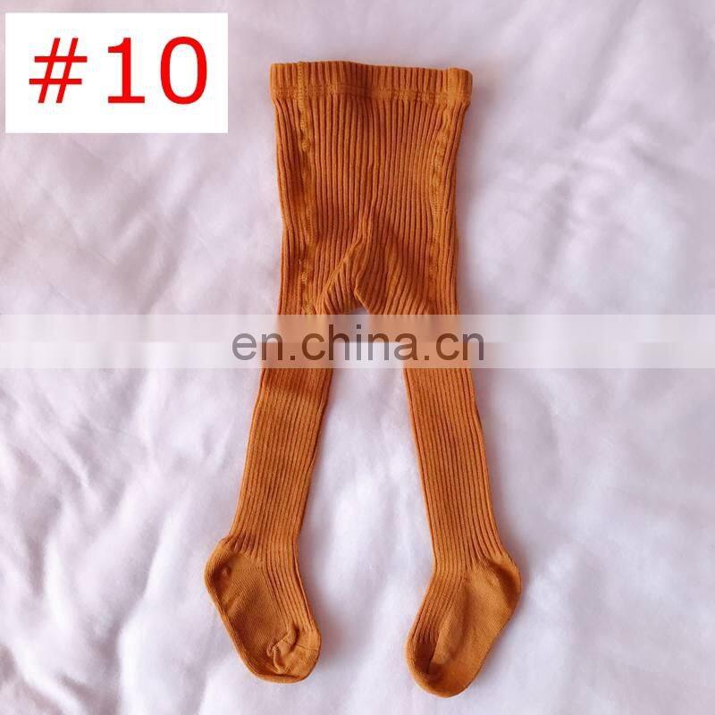12colors Bonypony Kids Little Girls Boys Dress Bottom Top Pants Toddler Baby Basic Ribbed Leggings Baby Pantyhose Tights