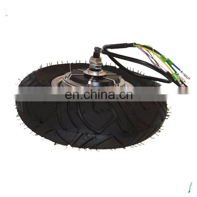 E-tech 13 inch 24V 36V 48V electric scooter non-gear wheel hub motor with vacuum tire