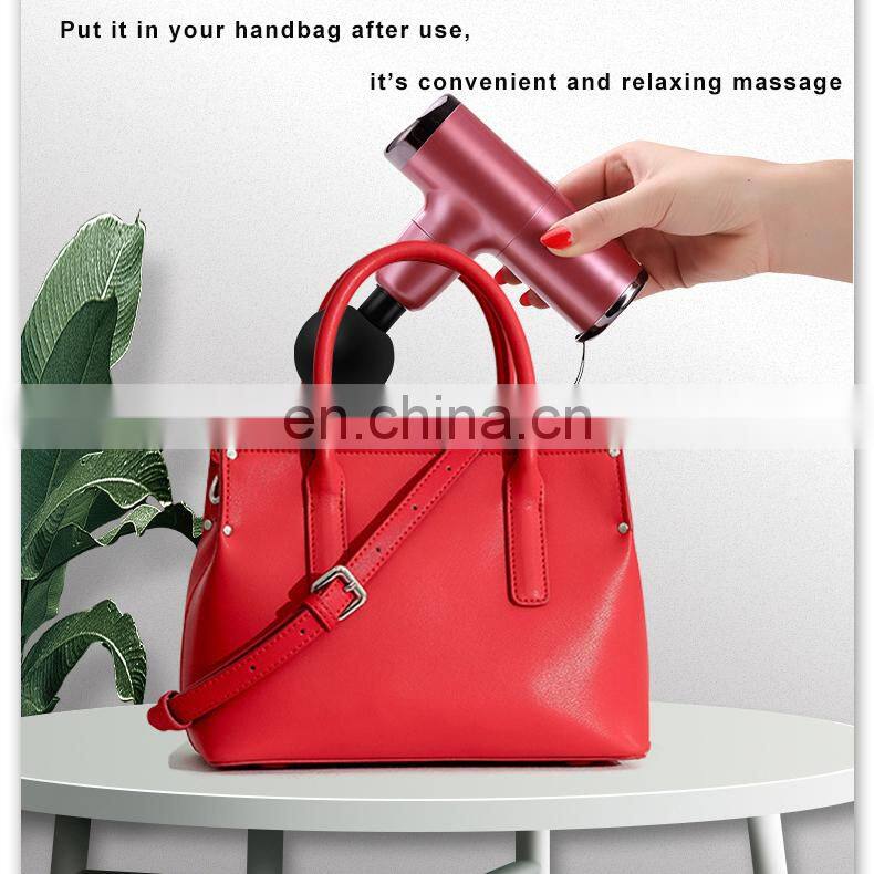 2020 New Portable Mini Cordless Vibration Deep Tissue Muscle Pocket Massage Gun For Sports