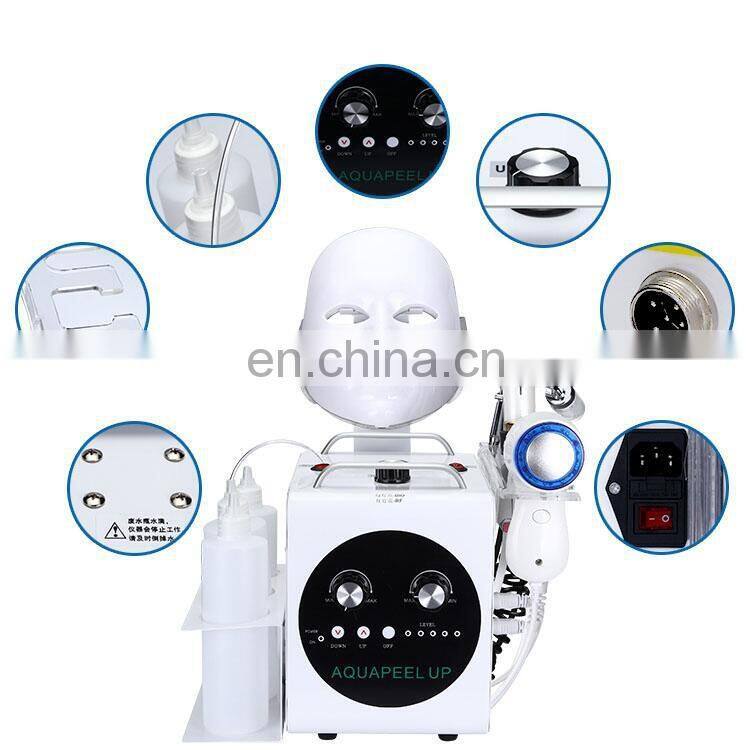 Facial skin scrubber exfoliation beauty machine for oxygen water hydra deep cleansing