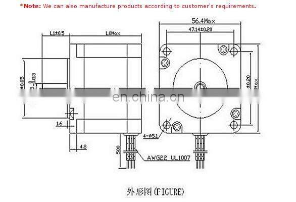 57BYGH series nema 23 stepping motor