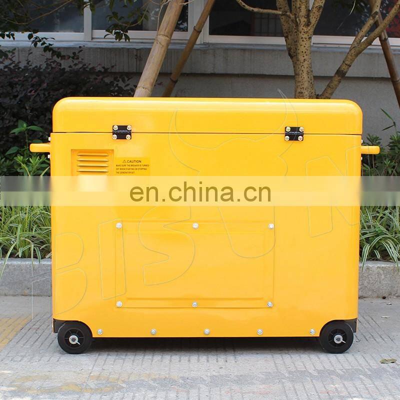 BISON(CHINA) 6KW Silent Diesel Generator With 192F Diesel Engine