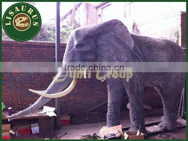 Lisaurus-KL- Customized life size artificial elephant for shopping mall