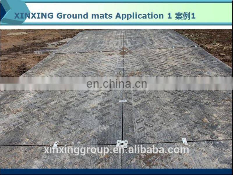 temporary road mats dura mat/gravel road road heavy duty track mats/Roadway Access Mats