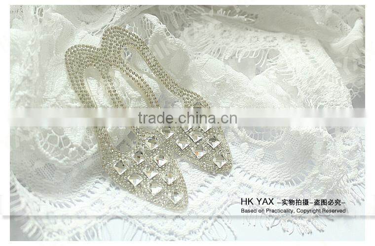 Y0912 China wholesale shoes design glass hot fix rhinestone applique,rhinestone patch hot fix,hot fix rhinestone patch