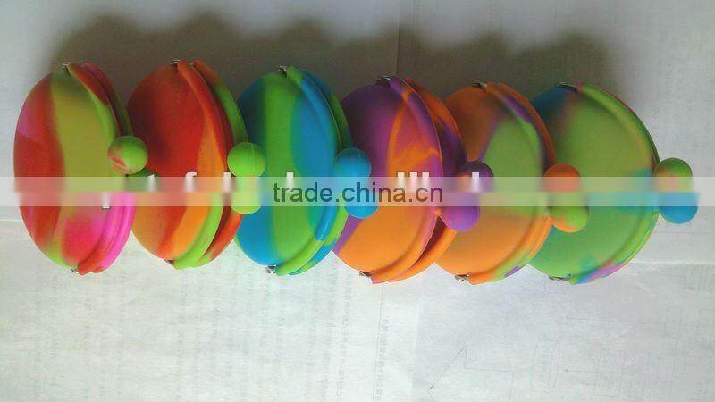 attractive silicone smart wallet Fancy coin purse Jelly coin purse for girls