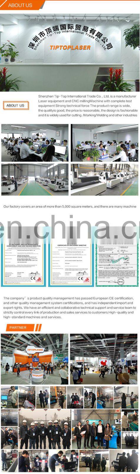 TIPTOPLASER good working effort Carbon steel/stainless steel plate fiber laser cutting machine with pipe cutter