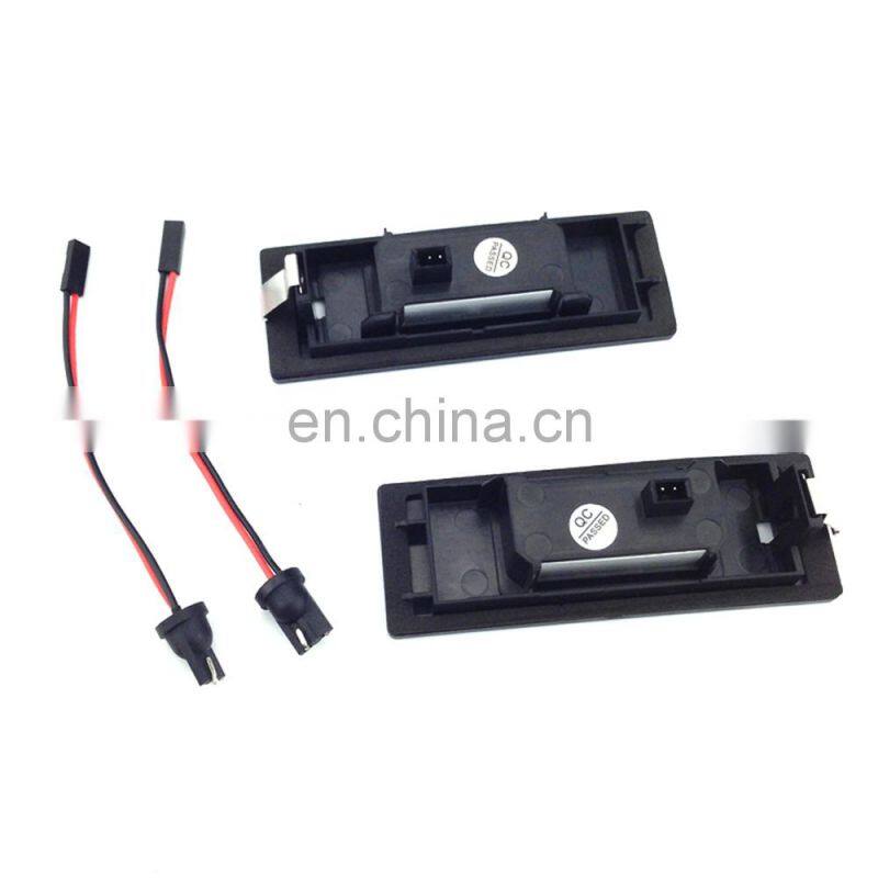 Carest 2PCS Error Free white 12V 24SMD led license plate light Fit for BMW 1 Series E87N E85 Z4 E86 6 Series E63 E64 Car Styling