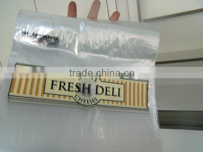 Hot Sale Grip Seal Bags Deli Food Saddle Bags Saddle Ziplock Bags Disposable Freezer Food Packaging bags