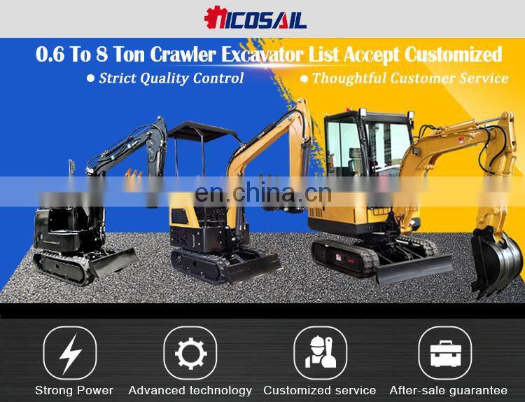 Digger and excavator hydraulic cylinder mini excavator hammer excavator