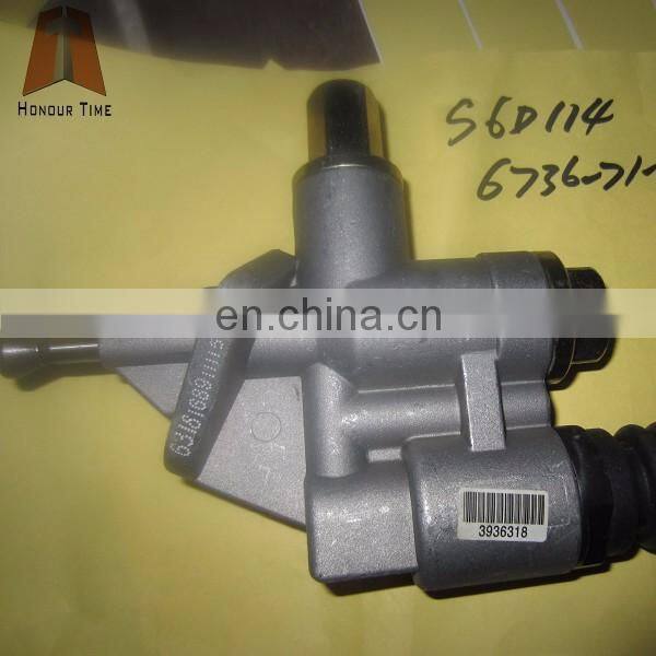 PC300-7 PC360-7 6736-71-5781 Excavator Fuel Feed Pump for 6D114 engine parts