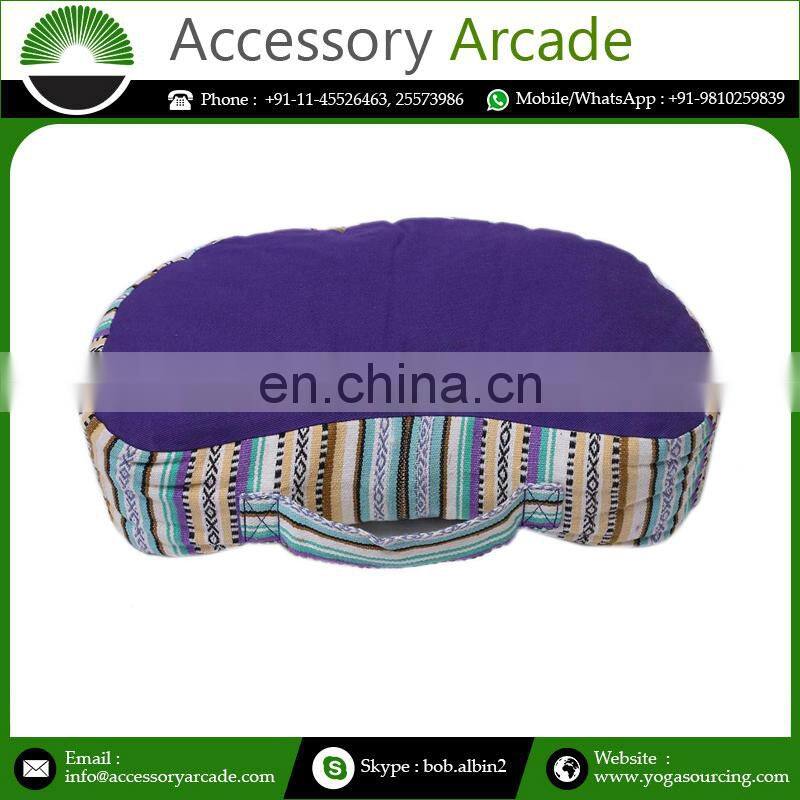 100% Cotton Canvas Half Moon Shape Yoga Massage Cushion Buy From Lead Supplier