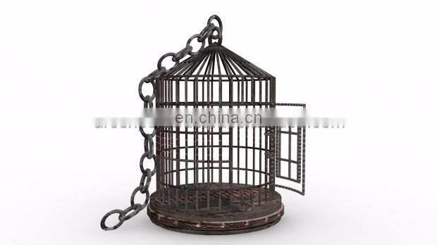 copper antique metal handmade bird cage