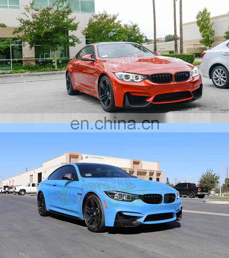 2 pcs/set carbon fiber air canards front splitter for BMW M3 M4 F80 F82