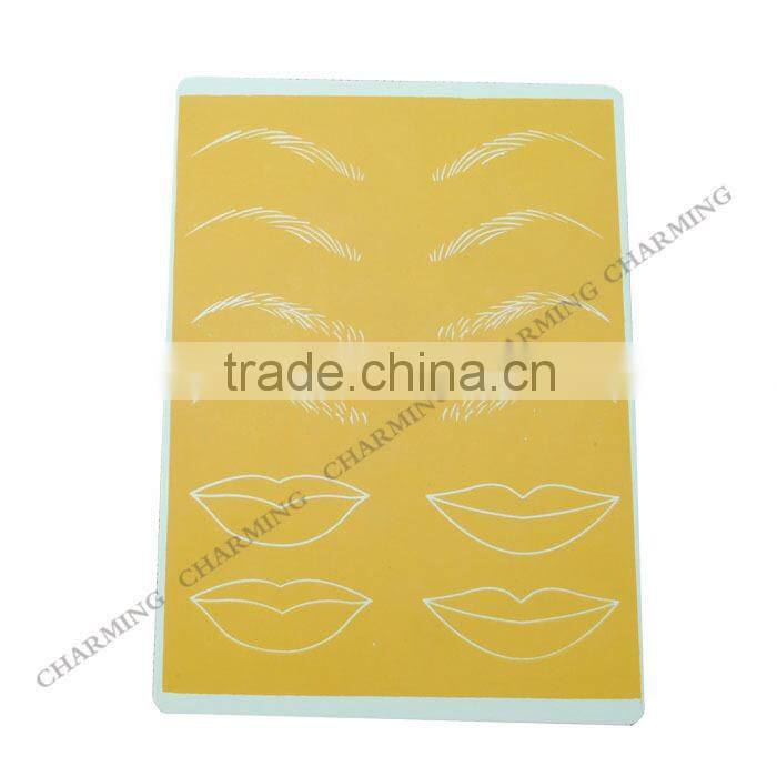 Professional rubber lip practice skin for tattoo begginer