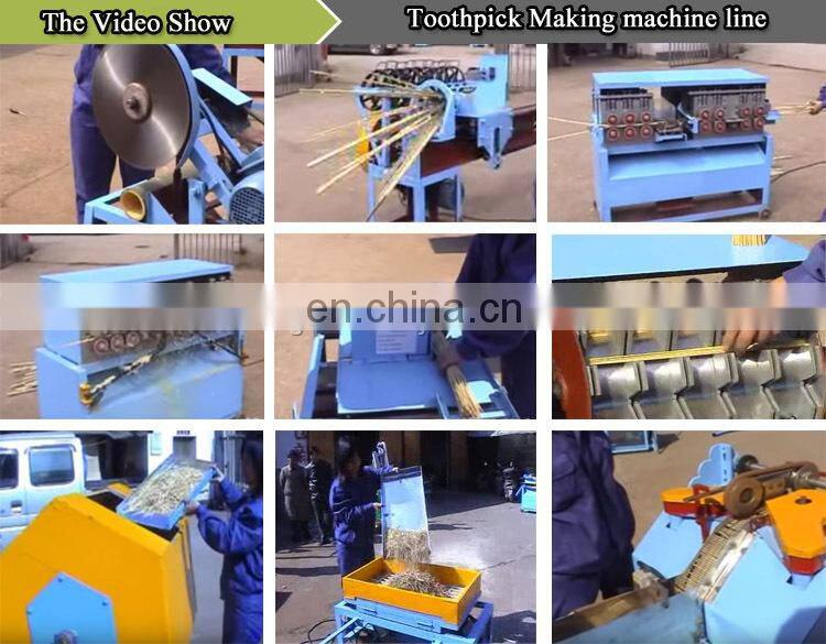 Bamboo Product Toothpick Chopstick Manufacturing Production Packing Machine