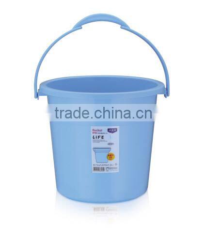 Callia plastic bucket with lid and handle colorful